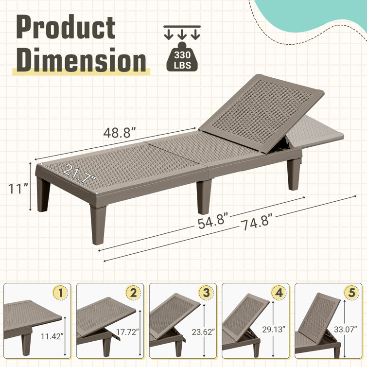 Wayfair foxborough discount chaise lounge set